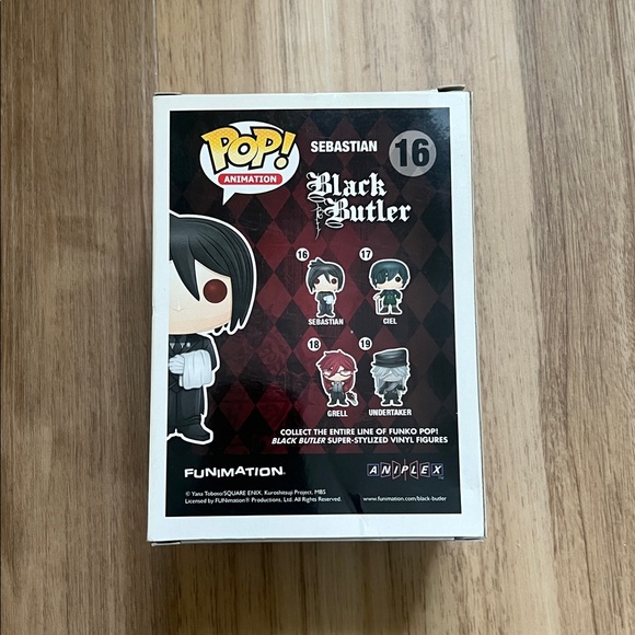 Funko POP! Animation Black Butler 16 Sebastian Vinyl Figure - Picture 2 of 9